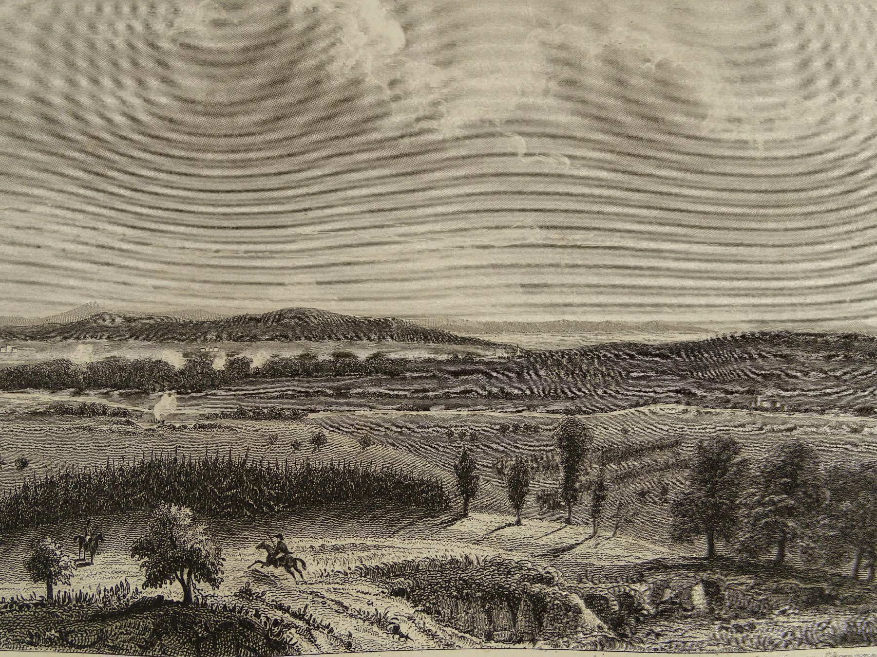Incisioni: PASSAGE DE LA LIMMATH STAHLSTICH UM 1840 – Usato da Grüningen venduto da Kartensammler 3